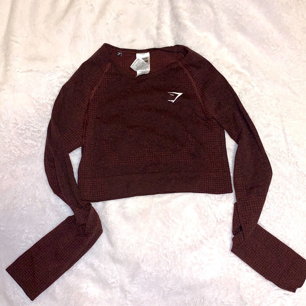 Long sleeve crop top